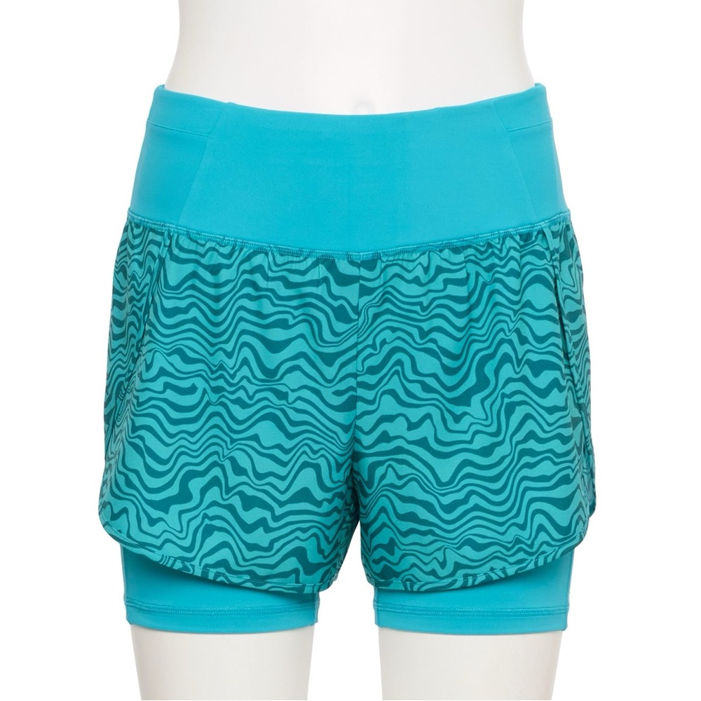 Tek Gear Blue Athletic Shorts with Textured Design